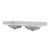 Foremost BAGVT6122D-QSW Brantley 61" Distressed Grey Vanity With Snow White Quartz Counter Top With White Sink
