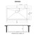 Ruvati 33 inch Gunmetal Black Stainless Steel Workstation Drop-in Topmount Kitchen Sink Single Bowl - RVH5003BL