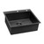 Ruvati 25 inch Gunmetal Black Stainless Steel Drop-in Topmount Kitchen Sink Single Bowl - RVH5007BL