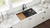 Ruvati 33 inch Gunmetal Black Stainless Steel Workstation Undermount Kitchen Sink Single Bowl - RVH6533BL