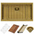 Ruvati 33 inch Polished Brass Matte Gold Workstation Undermount Kitchen Sink Single Bowl - RVH6533GG