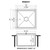 Ruvati Insulated Ice Chest Sink 21 x 20 inch Outdoor BBQ Marine Grade T-316 Topmount Stainless Steel - RVQ6221