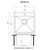 Ruvati 18 x 18 inch Drop-in Topmount Bar Prep Sink 16 Gauge Stainless Steel Single Bowl - RVH8118