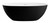 Alfi AB9975BM 59" Black & White Matte Oval Solid Surface Resin Soaking Bathtub