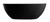 Alfi AB9975BM 59" Black & White Matte Oval Solid Surface Resin Soaking Bathtub