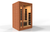 Golden Designs Dynamic Cordoba 2-person Low EMF (Under 8MG) FAR Infrared Sauna (Canadian Hemlock) - DYN-6203-01