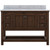 Foremost  SXMVT4922D-CWR Shay 49" Rustic Mango Vanity Cabinet with Carrara White Marble Sink Top