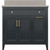 Foremost  CYGVT3722D-QGS Callen 37" Charcoal Grey Vanity Cabinet with Galaxy Sand Quartz Sink Top