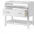 Foremost  LSWVT3722D-QSW Lawson 37" White Vanity Cabinet with Snow White Quartz Sink Top
