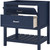 Foremost  LSBVT3122D-QSW Lawson 31" Aegean Blue Vanity Cabinet with Snow White Quartz Sink Top