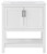 Foremost  HOWVT3122-F8W Hollis 31" White Vanity Cabinet with White Fine Fireclay Sink Top