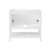 Foremost HOWVT3722-MB Hollis 37" White Vanity Cabinet with Mohave Beige Granite Sink Top