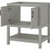 Foremost  HOGVT3122-RG Hollis 31" Grey Vanity Cabinet with Rushmore Grey Granite Sink Top