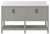 Foremost  HOGVT6122-QSW Hollis 61" Grey Vanity Cabinet with Snow White Quartz Sink Top