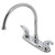 Kingston Brass KB6791LLLS 8-Inch Centerset Kitchen Faucet, Polished Chrome