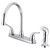 Kingston Brass FB2791YLSP Yosemite 8-Inch Centerset Kitchen Faucet with Sprayer, Polished Chrome