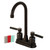 Kingston Brass KB8495DKL Kaiser Two Handle Bar Faucet, Oil Rubbed Bronze