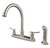 Kingston Brass FB7798JLSP 8-Inch Centerset Kitchen Faucet with Sprayer, Brushed Nickel