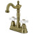 Kingston Brass KB1493PX Heritage Two-Handle Bar Faucet, Antique Brass