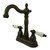 Kingston Brass KB1495PL Heritage Two-Handle Bar Faucet, Oil Rubbed Bronze