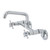 Kingston Brass KS423C Concord Two Handle Wall-Mount Kitchen Faucet, Polished Chrome