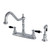 Kingston Brass KB1751PKLBS Duchess Centerset Kitchen Faucet, Polished Chrome