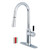 Kingston Brass Gourmetier LS2721DKL Kaiser Single Handle Pull-Down Kitchen Faucet, Polished Chrome