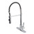 Kingston Brass Gourmetier LS8771DL Concord Spring Spout Pull Down Spray Pre-Rinse Kitchen Faucet, Polished Chrome