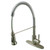 Kingston Brass Gourmetier Concord Single Handle Single Handle Spring Spout Pre-Rinse Pull Down Kitchen Faucet, Brushed Nickel - GSY8888DL