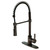 Kingston Brass Gourmetier Continental Single Handle Spring Spout Pre-Rinse Pull Down Kitchen Faucet, Oil Rubbed Bronze - LS8675CTL