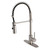 Kingston Brass Gourmetier Concord Single Handle Spring Spout Pre-Rinse Pull Down Kitchen Faucet, Brushed Nickel - LS8778DL