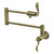 Kingston Brass KS4103DFL NuWave Wall Mount Pot Filler, Antique Brass