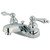 Kingston Brass GKB251AL 4 in. Centerset Bathroom Faucet, Polished Chrome