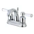 Kingston Brass FB5611DPL 4 in. Centerset Bathroom Faucet, Polished Chrome