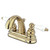 Kingston Brass GKB5612PL 4 in. Centerset Bathroom Faucet, Polished Brass