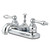 Kingston Brass KB601AL Restoration 4 in. Centerset Bathroom Faucet, Polished Chrome