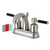 Kingston Brass FB5618DKL 4 in. Centerset Bathroom Faucet, Brushed Nickel