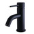 Kingston Brass Fauceture   LS8220NYL New York Single Handle Bathroom Faucet with Push Pop-Up, Matte Black