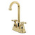 Kingston Brass KB3612BX 4 in. Centerset Bathroom Faucet, Polished Brass