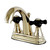 Kingston Brass KS7612PKX 4 in. Centerset Bathroom Faucet, Polished Brass