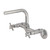 Kingston Brass  Concord 8-Inch Adjustable Center Wall Mount Kitchen Faucet, Polished Chrome