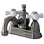 Kingston Brass KS7108PX 4 in. Centerset Bathroom Faucet, Brushed Nickel