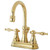 Kingston Brass KS2612NL 4 in. Centerset Bathroom Faucet, Polished Brass
