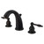 Kingston Brass KB985KL 8-Inch Widespread Two Handle Bathroom Faucet with Retail Pop-Up, Oil Rubbed Bronze