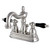 Kingston Brass KS1608PKL 4 in. Centerset Bathroom Faucet, Brushed Nickel