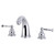 Kingston Brass KB981NL Widespread Two Handle Bathroom Faucet, Polished Chrome