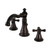Kingston Brass Fauceture   FSC1975AAX American Classic 8 in. Widespread Two Handle Bathroom Faucet, Oil Rubbed Bronze