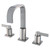 Kingston Brass Fauceture  FSC8968NDL NuvoFusion Widespread Two Handle Bathroom Faucet, Brushed Nickel