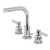 Kingston Brass Fauceture   FSC8951DL 8 in. Widespread Two Handle Bathroom Faucet, Polished Chrome