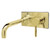 Kingston Brass KS8112DL Single-Handle Wall Mount Bathroom Faucet, Polished Brass